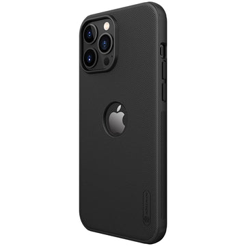 Nillkin Case for Apple Super Frosted Shield Pro Hard Back Soft Border (PC + TPU) Shock Absorb Cover Raised Bezel Camera Protect PC with Logo Cut Black