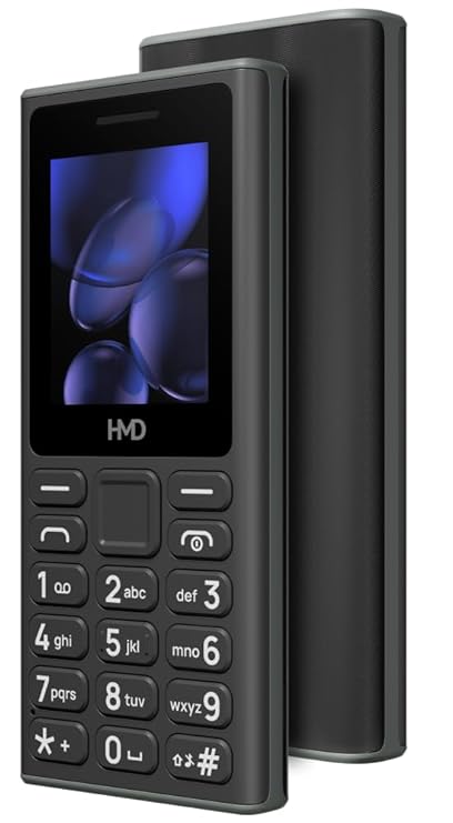 HMD 105 Keypad Phone with Built-in UPI App, Phone Talker, Long-Lasting Battery, Wireless FM Radio