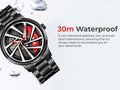 SKMEI Men's Watch New Wheels Rolling Creative Fashion Che Youhui League Fans Butterfly Double Snap Gift Wristwatch - 1990