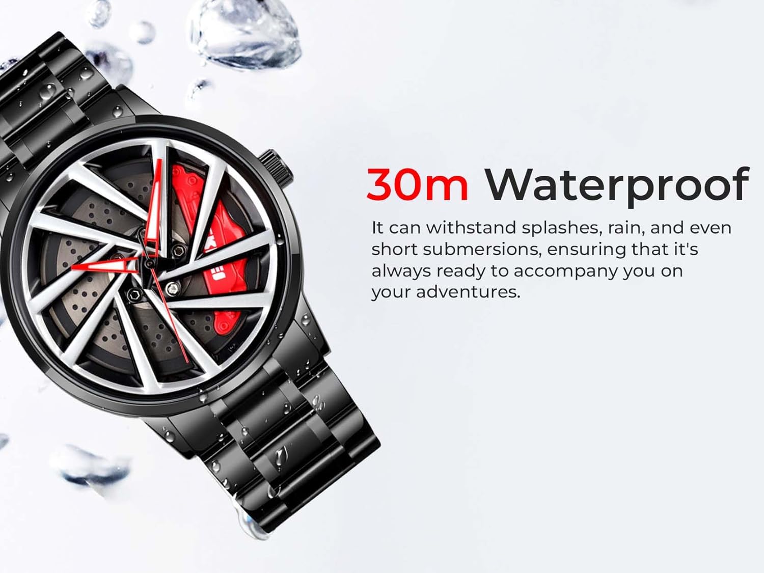 SKMEI Men's Watch New Wheels Rolling Creative Fashion Che Youhui League Fans Butterfly Double Snap Gift Wristwatch - 1990