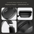 Noise Newly Launched Airwave Max 5 Wireless Over-Ear Headphones with Adaptive Hybrid ANC (up to 50dB), HFA Tech, 80H Playtime, Dual Pairing(Carbon Black)
