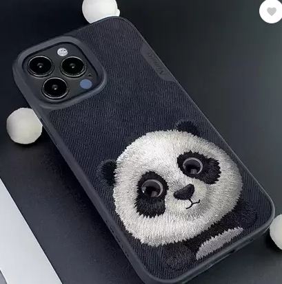 Santa Barbara Back Cover for iPhone (Black, Camera Bump Protector)