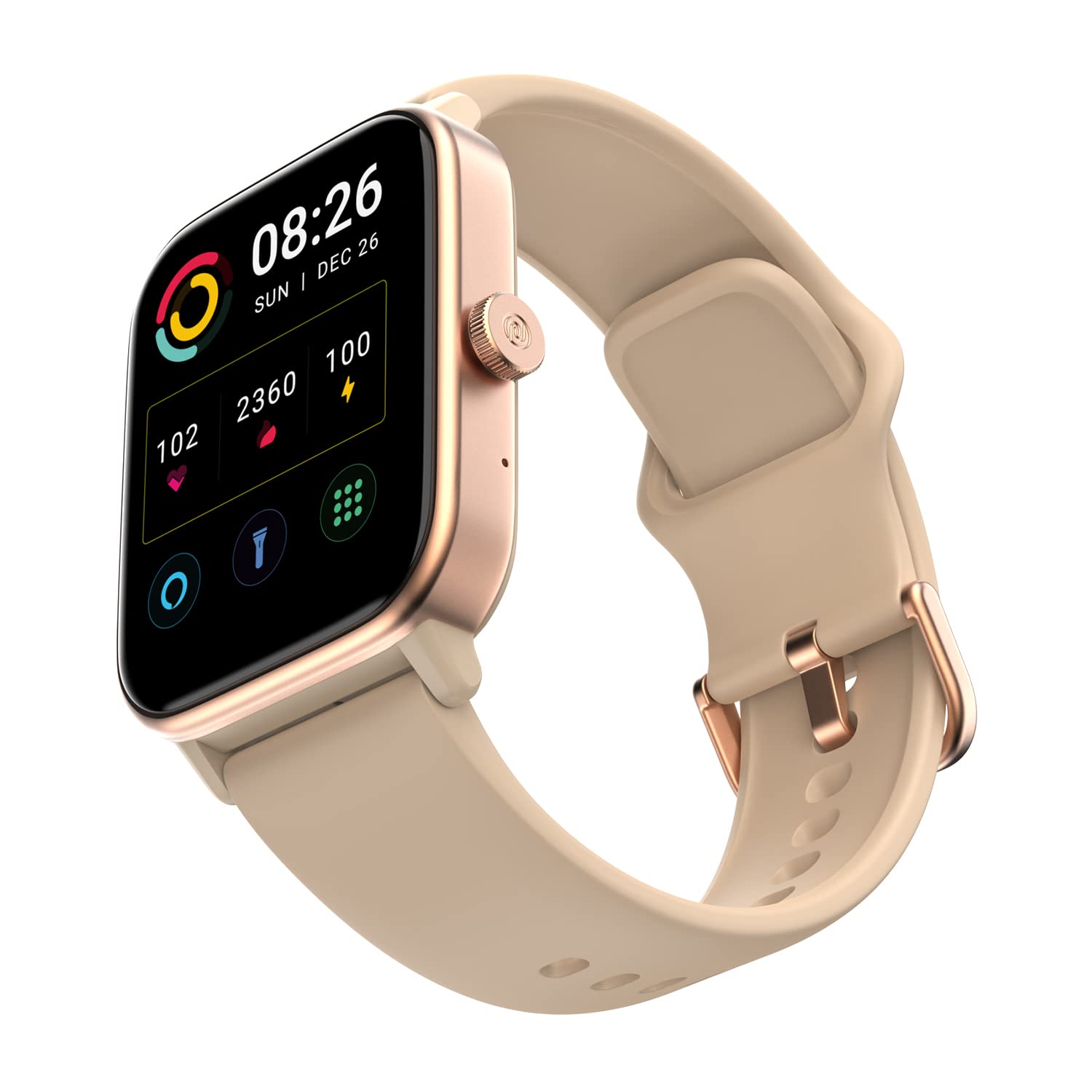 Newly Launched Noise ColorFit Pro 4 Max 1.8" Biggest Display, Bluetooth Calling Smart Watch, Built.in Alexa, 100 Sports Modes, Noise Detection, Noise Health & Productivity Suite (Rose Gold)