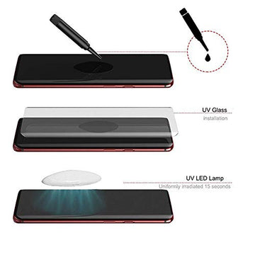 Tempered Glass Uv 3D Curved Anti Scratch Screen Protector For ALL Model Transparent