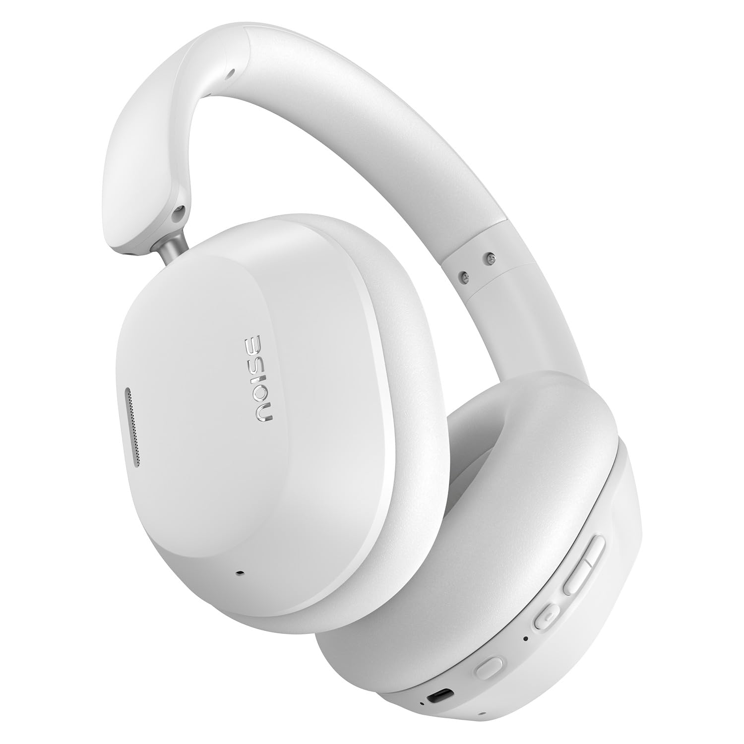 Noise Newly Launched Airwave Max 5 Wireless Over-Ear Headphones with Adaptive Hybrid ANC (up to 50dB), HFA Tech, 80H Playtime, Dual Pairing(Carbon Black)