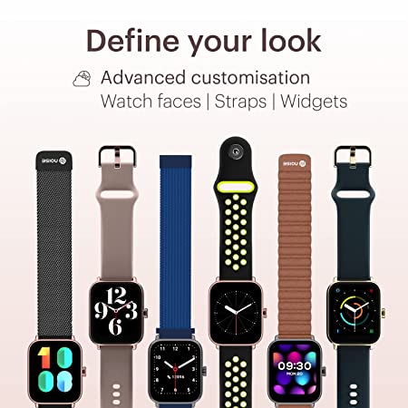 Noise ColorFit Pro 3 Alpha Bluetooth Calling Smart Watch , Fast Charging, 1.69" Display, 80+ Songs Storage, 100 Sports Modes, 5ATM Waterproof (Rose Pink)