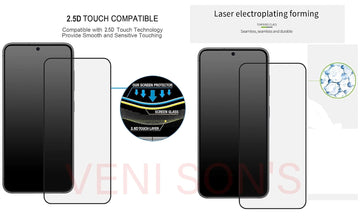 VENI SON'S HD Scratch, Tear Resistant Edge-To-Edge Protector Tempered Glass Screen Protector Guard