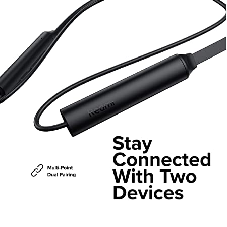 Redmi SonicBass Bluetooth Wireless in Ear Earphones with Mic (Black)