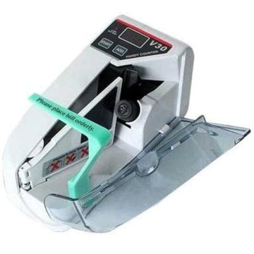 V30 Portable Mini Note Counting Machine Note Counting Machine (Counting Speed - 600 Notes/min)
